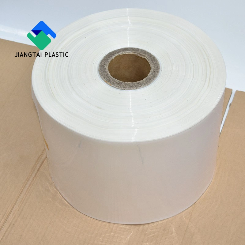 Jiangtai Factory Supply Transparent PVC Heat Shrink Film for Printing Shrinkable Sleeves Label Film Roll