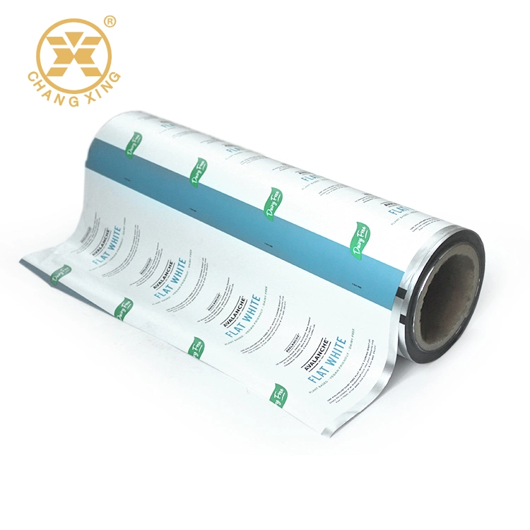 Customized Flexible Plastic BOPP/VMPET/PE Plastic Film Roll Coffee Powder Milk Packaging Material