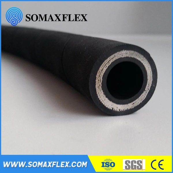 En856/DIN 4sp 32mm 1-1/4 Inch Steel Wire Spiral High Pressure Hydraulic Rubber Hose Manufacturers