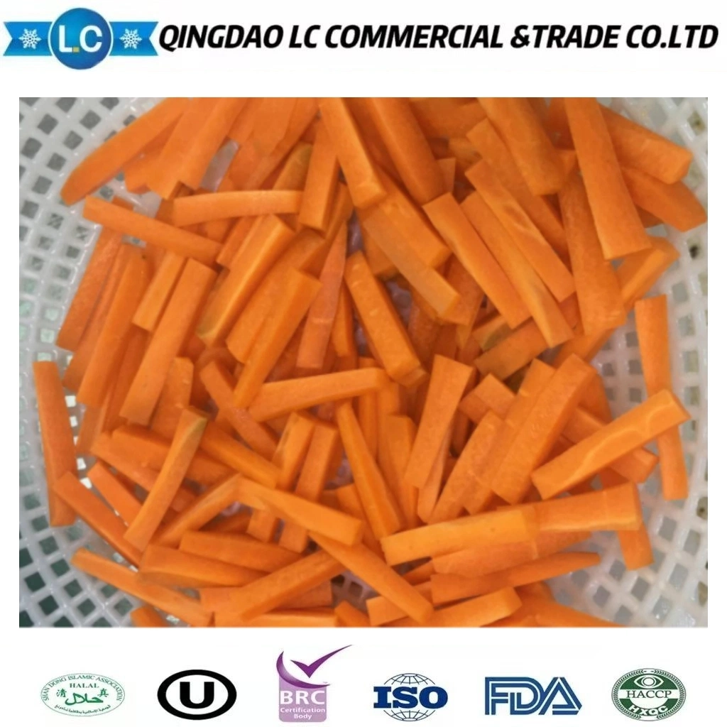 China Supplier Export Food Grade Buyers Price IQF Cut Vegetables Deep Frozen Diced Carrots