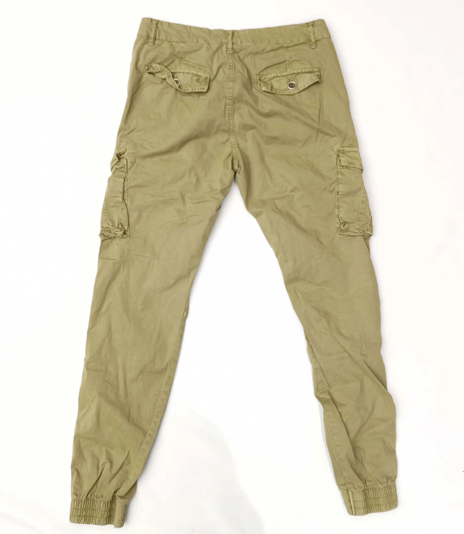 Men's Slim Spring/Summer Garment Dyed Cargo Pants