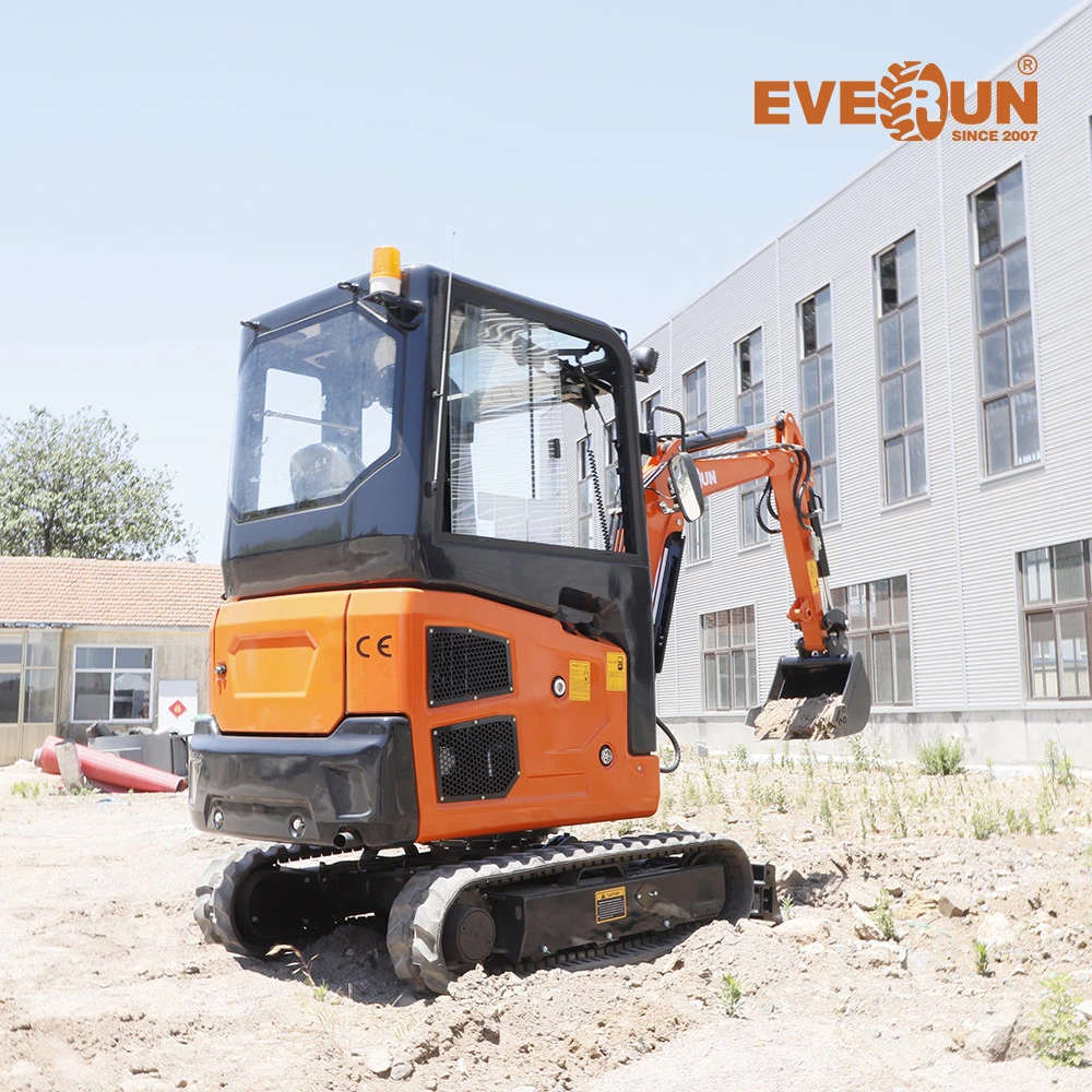 EVERUN ERE18H 1.8 ton manufacturers CE EPA Compact smallest mini chinese buckets for hydraulic excavator machinery for farm