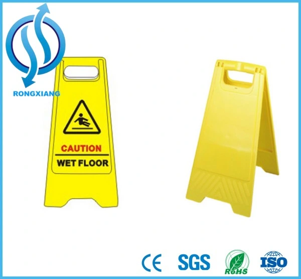 Plastic A Shape Printable Traffic Warning Floor Sign