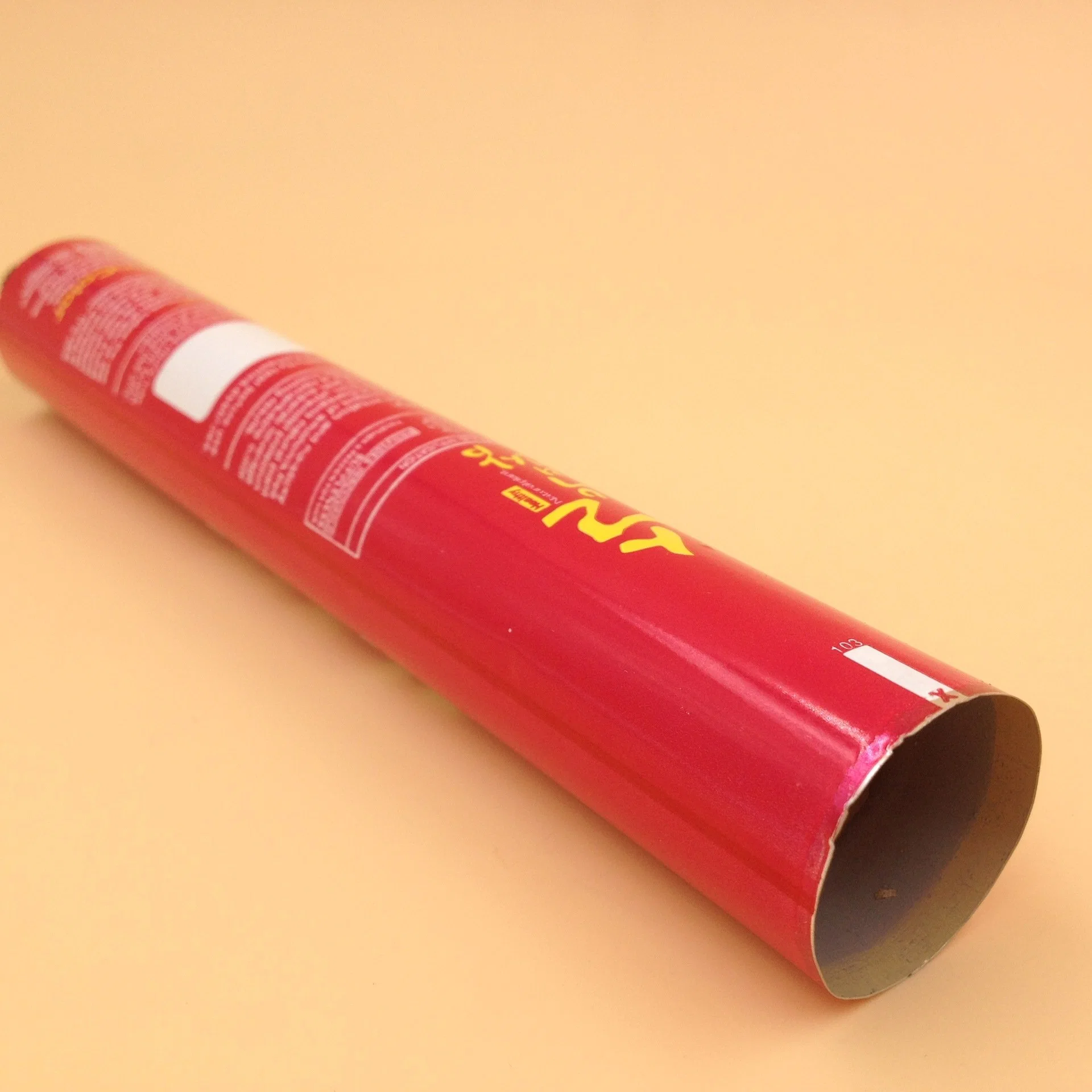 Processing and Customization 75ml Red Printed Cosmetics Aluminum Tube Packaging