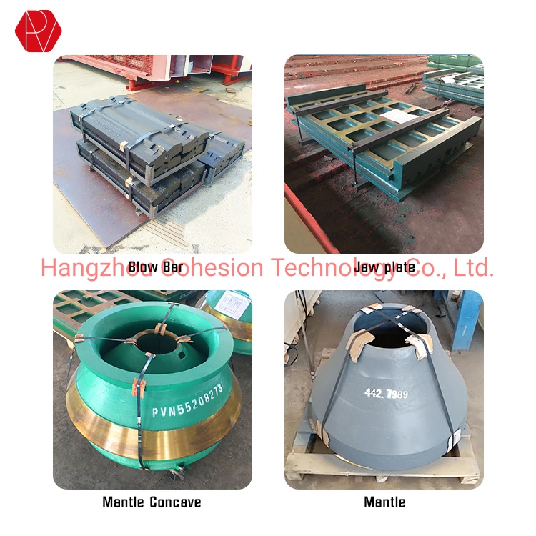 High quality casting parts suit for metso for jaw crusher and cone crusher impact crusher