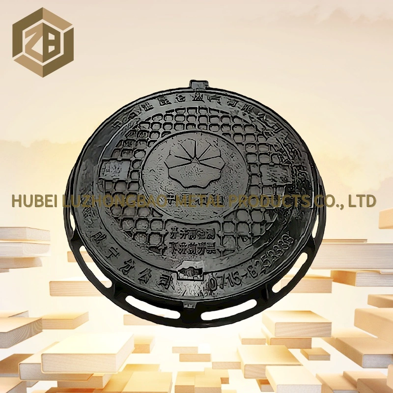 Coating Bitumen Negotiable Roadway Use 700mm Diameter Round Dutile Iron Manhole Cover