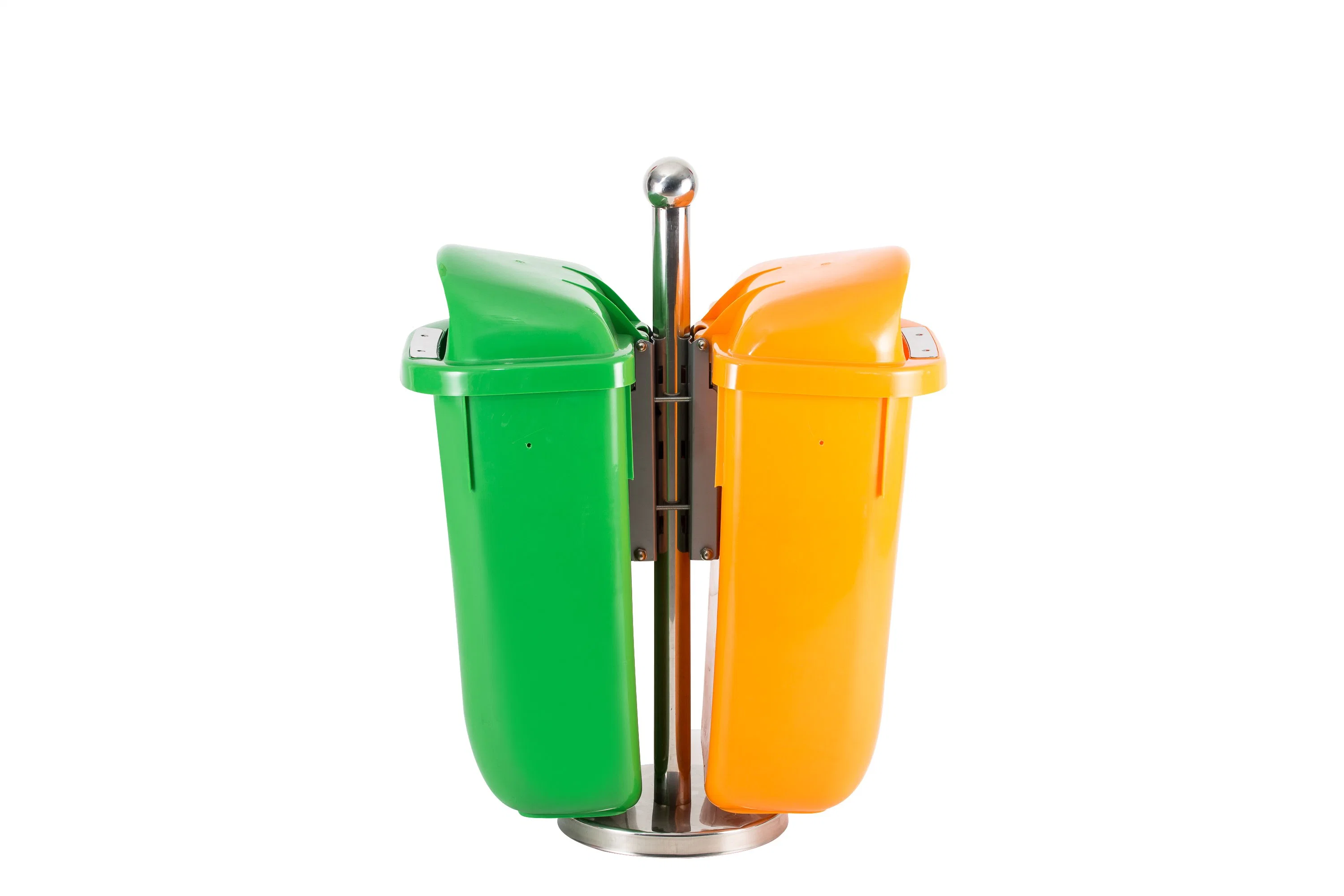 Wholesale/Supplier Amusement Stocked 50L Twins Plastic Dustcan Food Waste Container for Sale