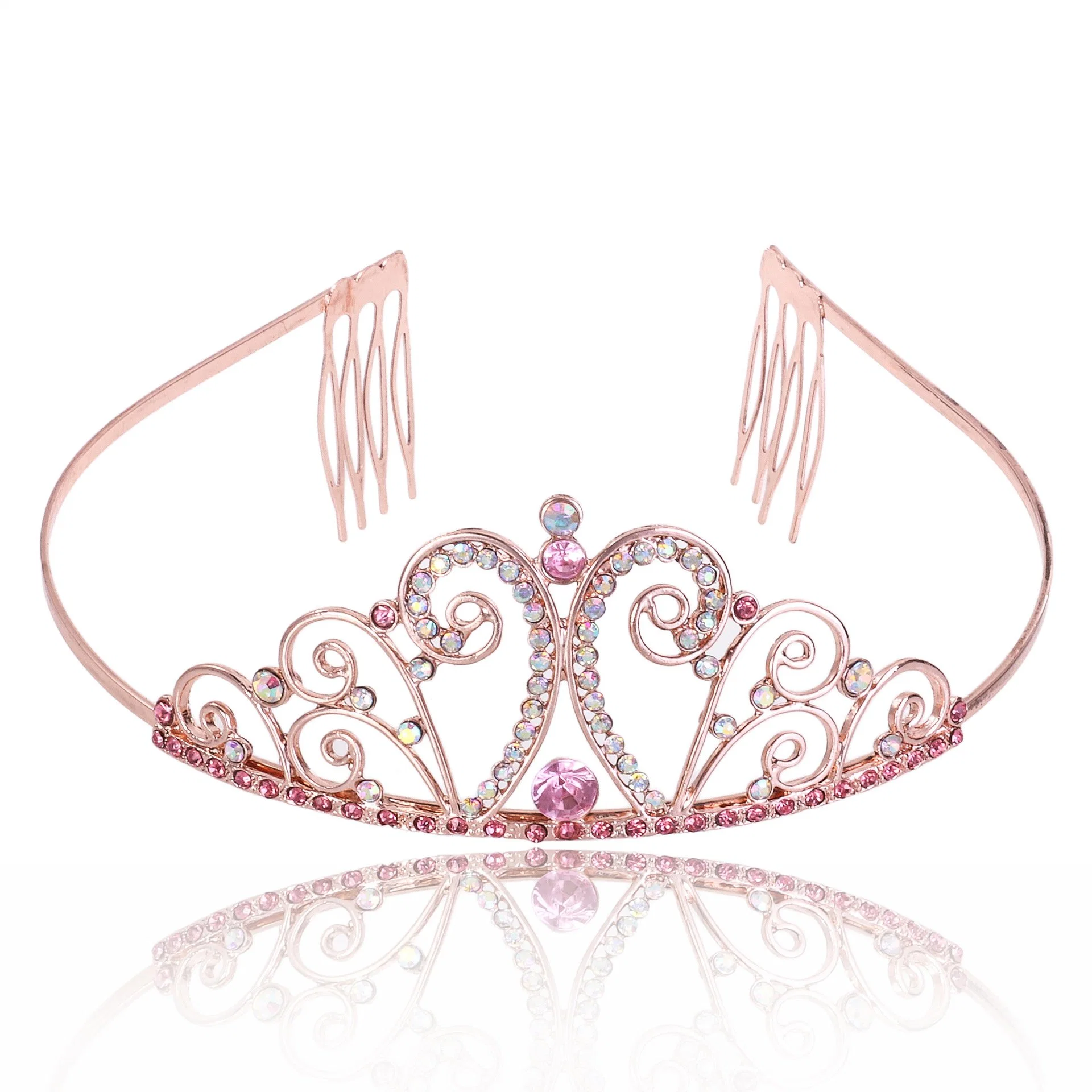 Children Fashion Crystal Crown Headband Hair Accessories Headdress Party Supplies Jewelry Gift