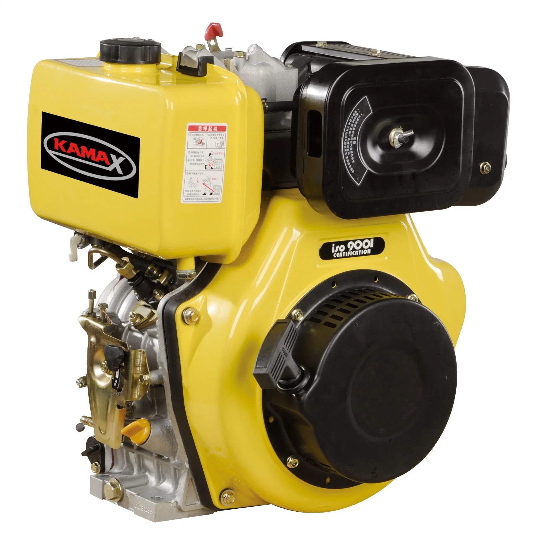 Motor Diesel lanza Generador electrico de 600cc Motor Diesel