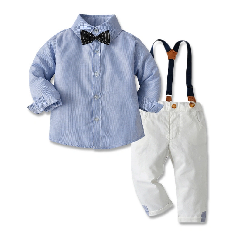 Formell Kinder Hochzeitskleidung Baby Party Tragen Bowtie Boy Overalls Kinderkleidung