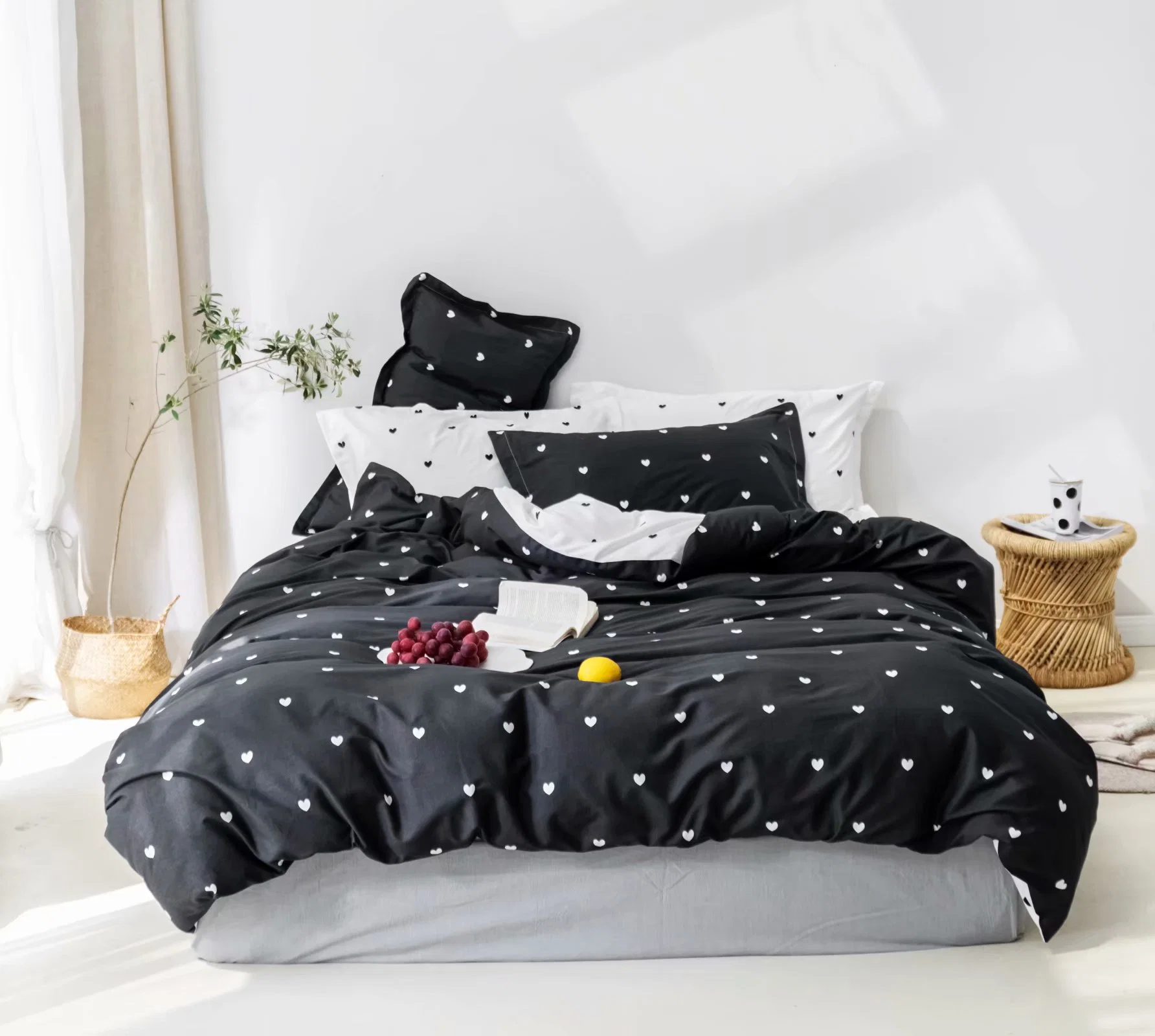 Bedding Sets with Bohemian Pattern 1PC Duvet Cover +2PCS Pillow Sham Bedcover Set Duvet Cover Set