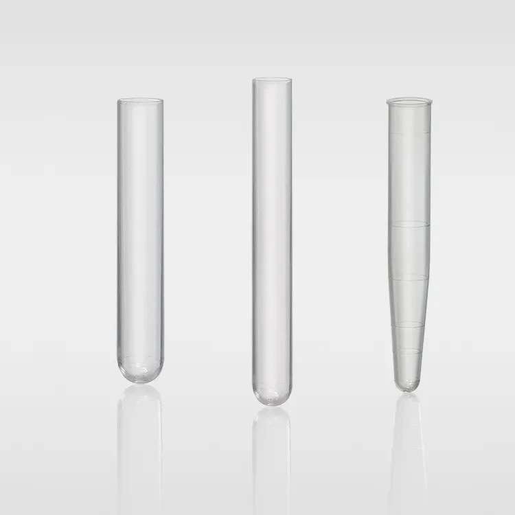 Test Tube Flat Bottom with Rim Laboratory Glassware Glass Test Tube Clear OEM Customized