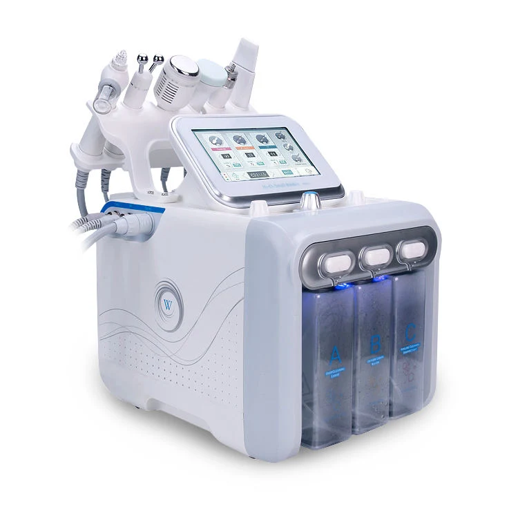 Huanshi 6 in 1 Hydro-Infusion System Hydro Aqua Peel Diamond Cleaning Machine for Vacuum Microdermabrasion