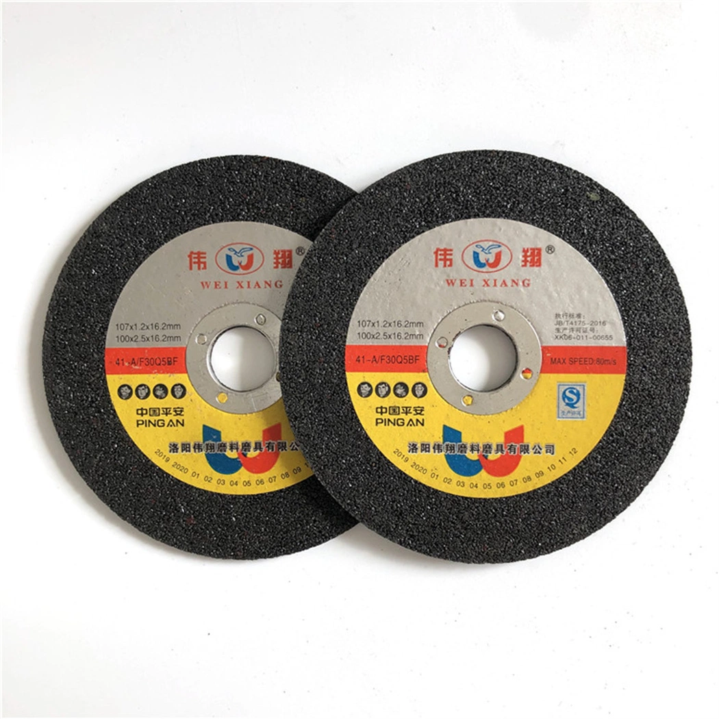 T41-100*2.5*16mm Resin Bonded Abrasive Cutting Discs Wheels