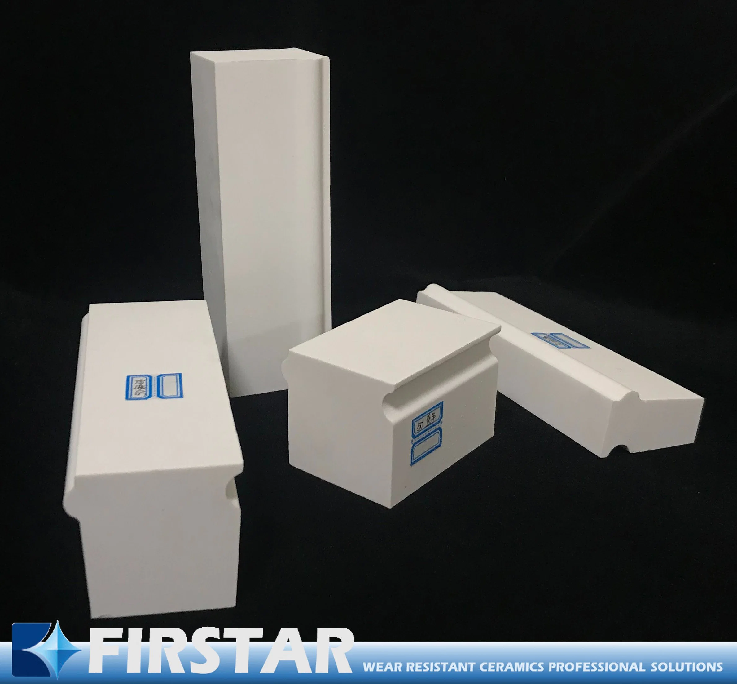 Firstar Wear Resistance 92% 95% 99% Customizable Alumina Ceramic Bricks From China Factory