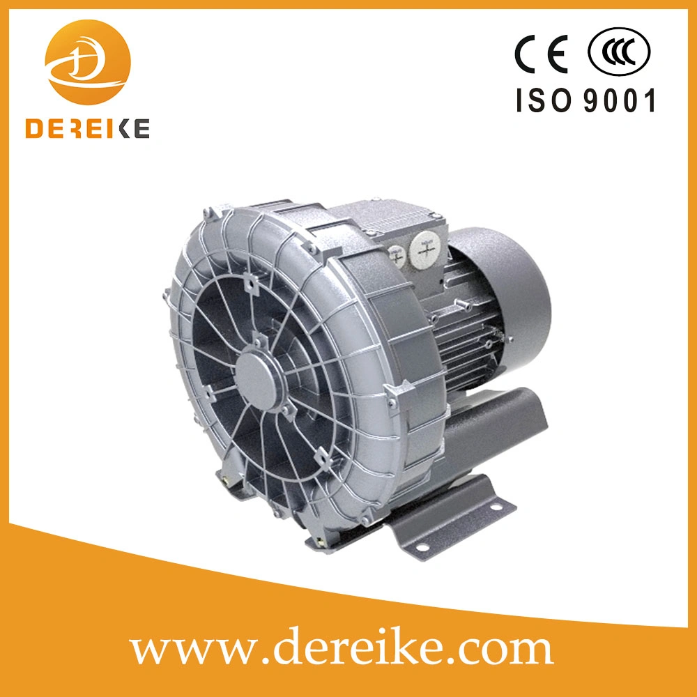 Dereike 2.2kw High Pressure Side Channel Blower Air Blower Ring Blower for Environment Protection Sewage Treatment