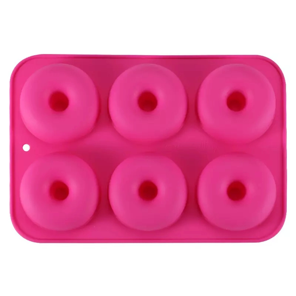 BPA Free Silicone Donut Mold 6 Cavity Silicone Biscuit Baking Mold