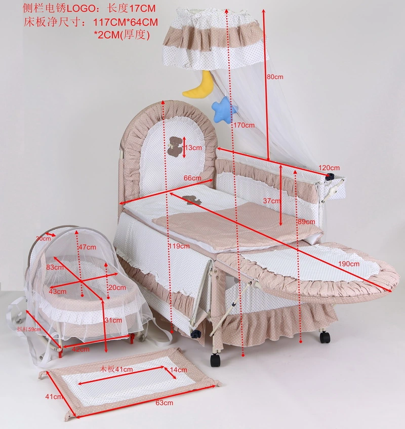 Modern Design Childeren Kindergarden Bedroom Set Child Toddler Bunk Cradle Manufacturer Baby Kids Infant Home Bed for Sale Online