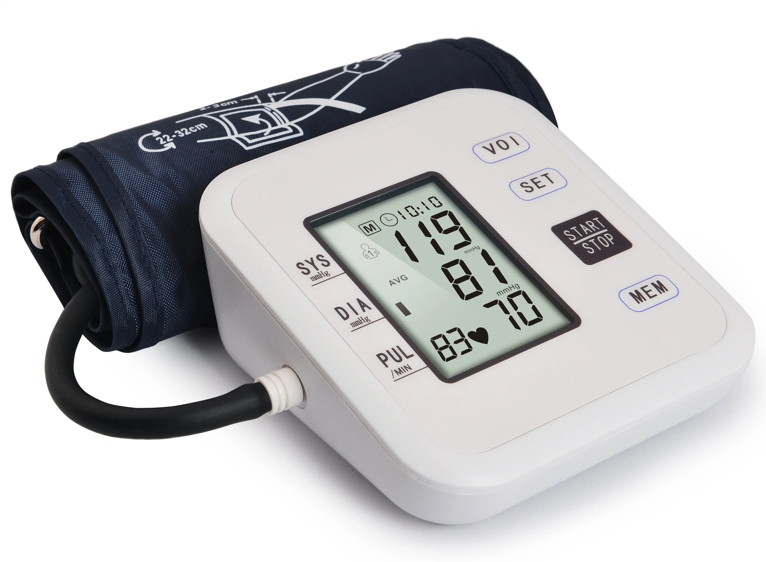 Medical Equipment Electronic Digital Full Automatic Portable Blood Pressure Monitor