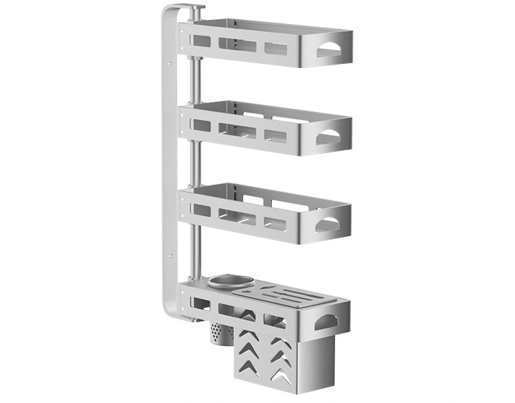 Rack de especiarias Espiero Giratorio 3 Tier cremalheira de gelo montado na parede Prateleira rotativa para organizador de suportes de especiarias