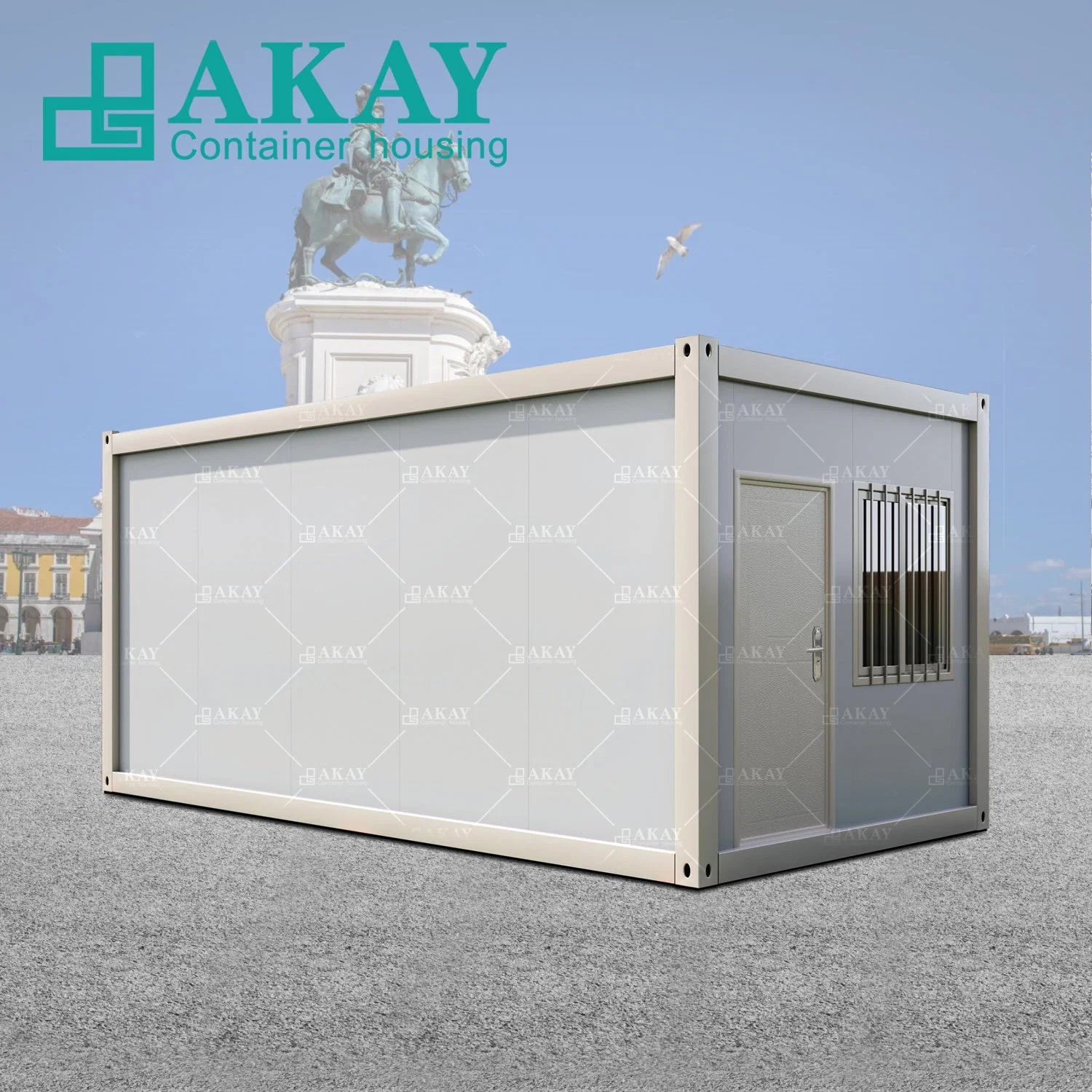 Shop Design Ready Made Office Cheap Self Contained 40 FT Container Price