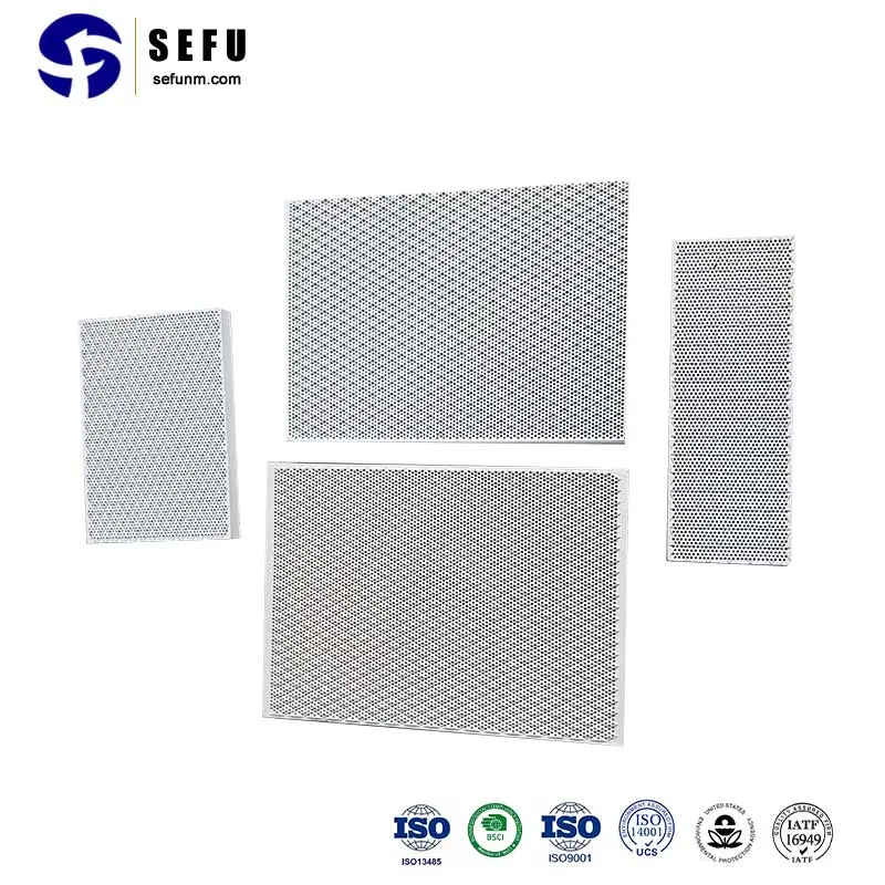 Gas Burner Plate Manufacturer Infrared Honeycomb Ceramic Tile for Stove/Heater