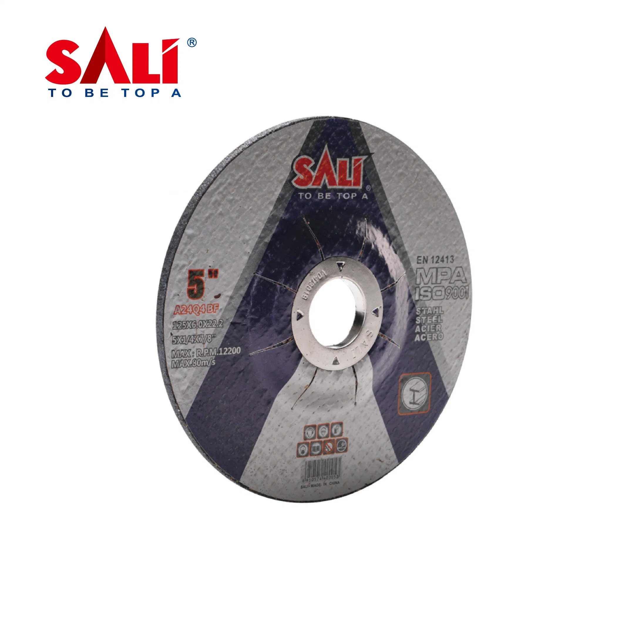 Sali 5" 125*6*22.2 T27 Grinding Disc Wheel for Metal Inox with MPa Certificate