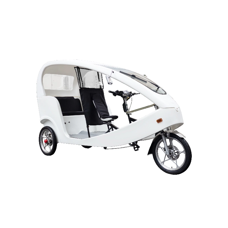 White Plastic Boby Three Wheel Motorcycle Electric Tricy