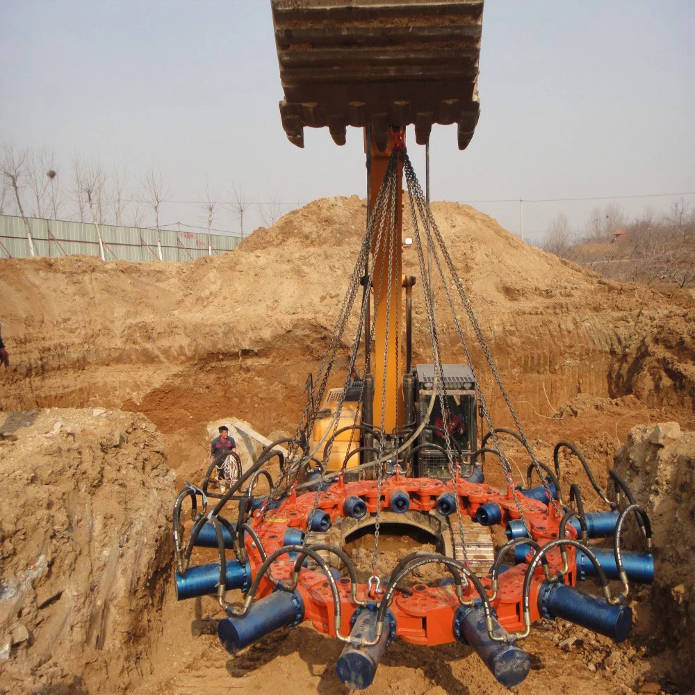 Construction Machinery Hydraulic Round Pile Head Cutter