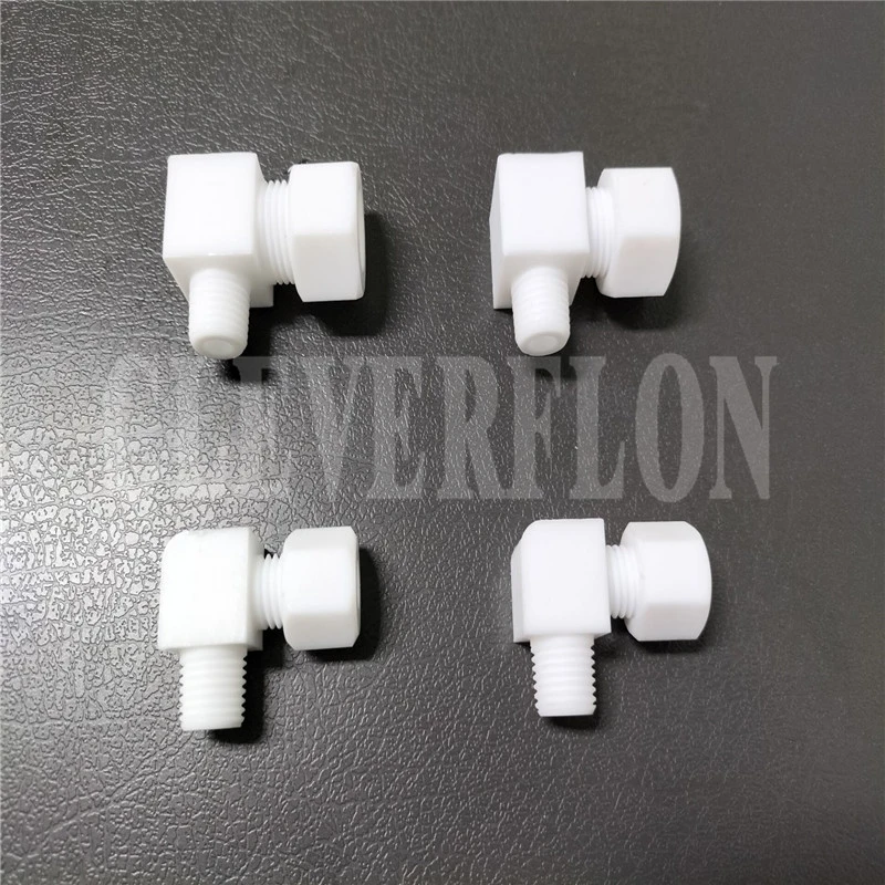 Original Factory White G Male Thread PTFE PVDF Connector