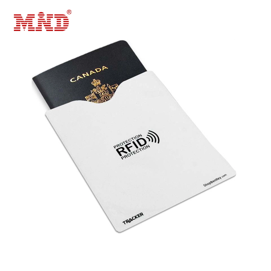 Bloqueio de RFID passaporte do titular do protector de segurança anti-roubo Protetor de cartão de crédito de RFID