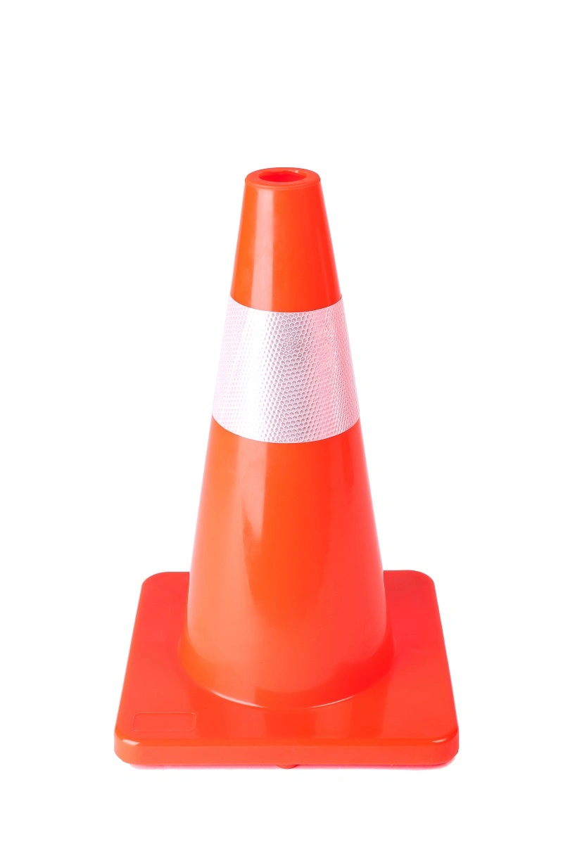 Orange / Yellow / Lime Green / Flexible PVC Road Safety Traffic Cone Soft PVC Cones