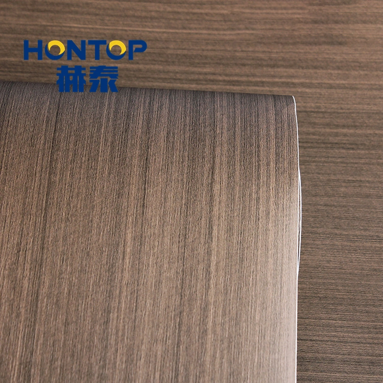 Wood Effect Grain Film Lamination PVC Membrane Wall Panel Decoration Film