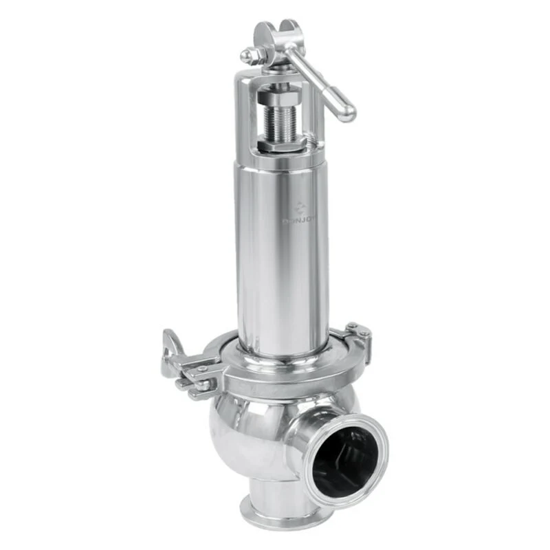 CE Donjoy Sanitary Stainless Steel Safety Valve for Pipe Line