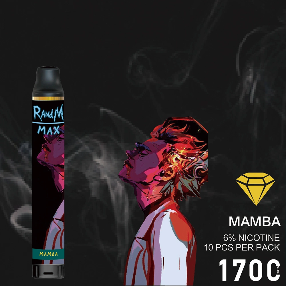 Flujo de aire ajustable 1700 Puffs desechable VAPE lápiz mayorista desechable VAPE pluma de jugo de PE