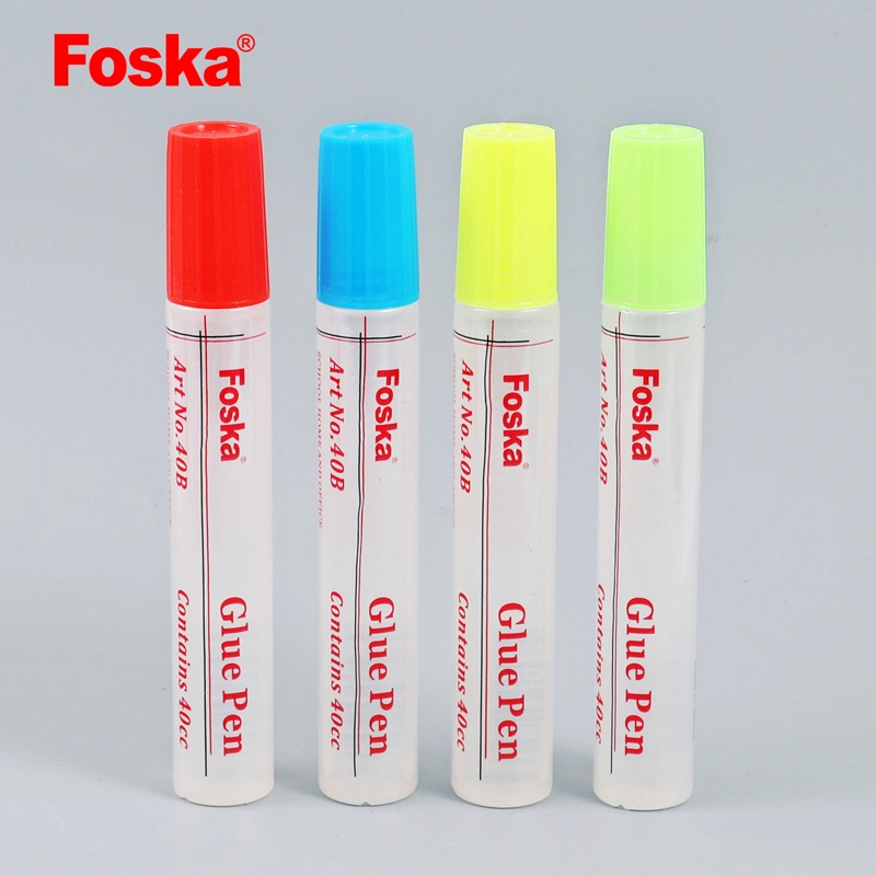 Foska 50g Stationery Student School Clear Liquid Glue
