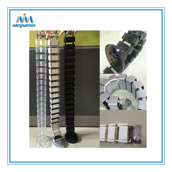 Silver Vertical Plastic Cable Organizer Spine (780mm)