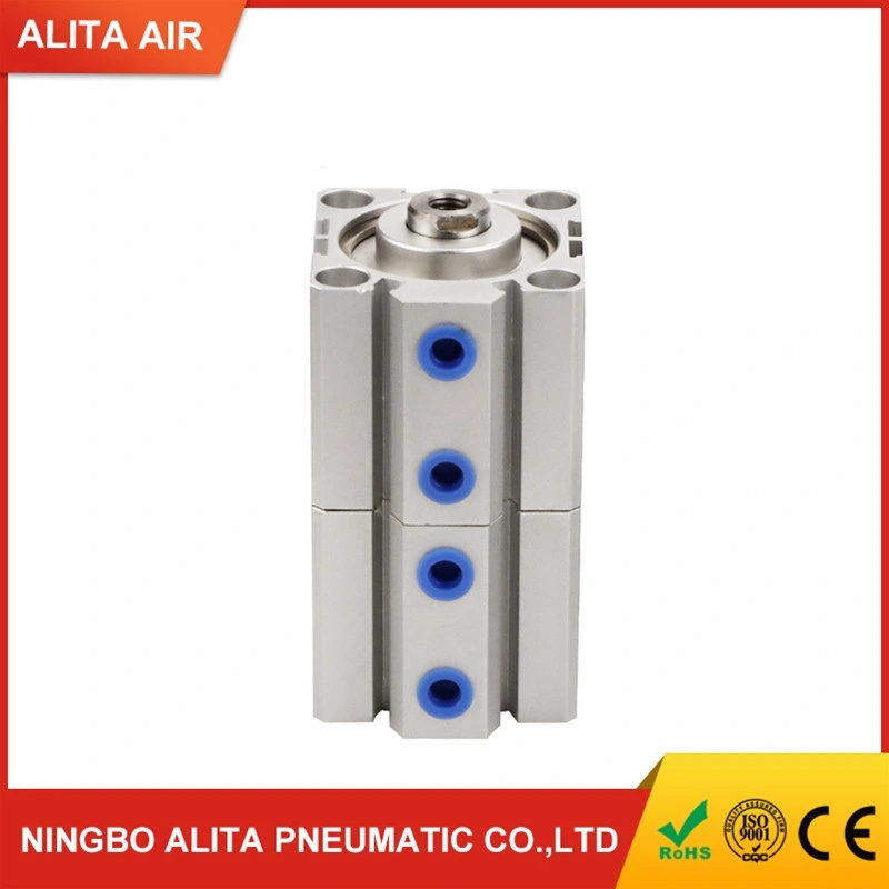 Sdat Multi-Position Pneumatic Multi -Stages Single Rod Compact Air Cylinder