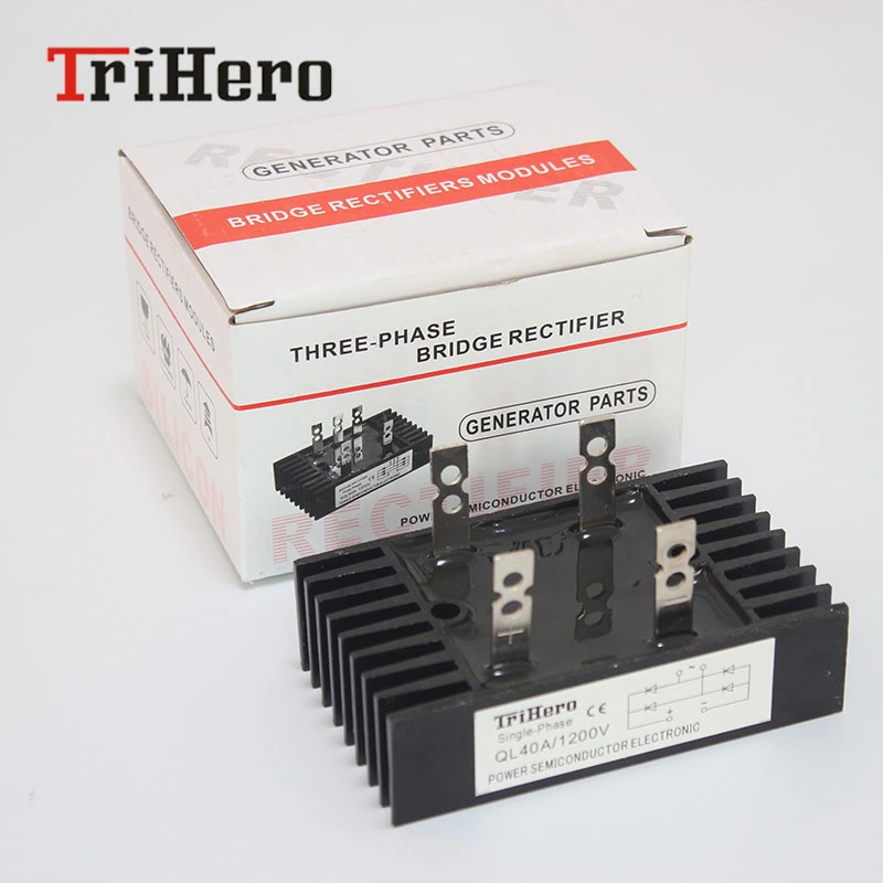 Ql40A 60A 200A Trihero piezas generador Módulo Puente rectificador monofásico