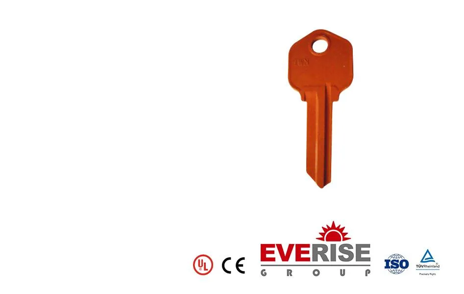 Iron and Brass Material Hot Sell Color Blank Key for Door Lock