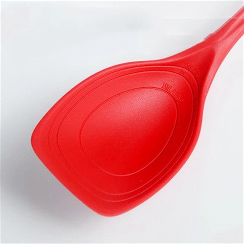 Wholesale Auxiliary Food Grade Silicone Spatula Soup Spoon Kitchenware BPA Free