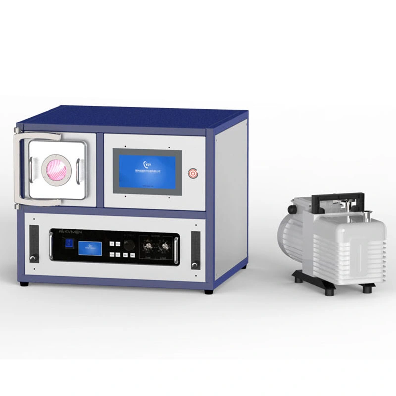 Laboratory High Vacuum Plasma Cleaner with Digital Vacuum Gauge and Vacuum Pump