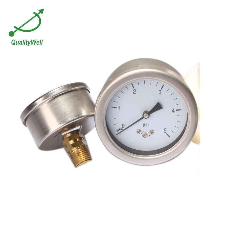 All Stainless Steel Low Hydraulic Hydraulic Press Gauges Gauges Monitor Cylinder Pressure Gauge