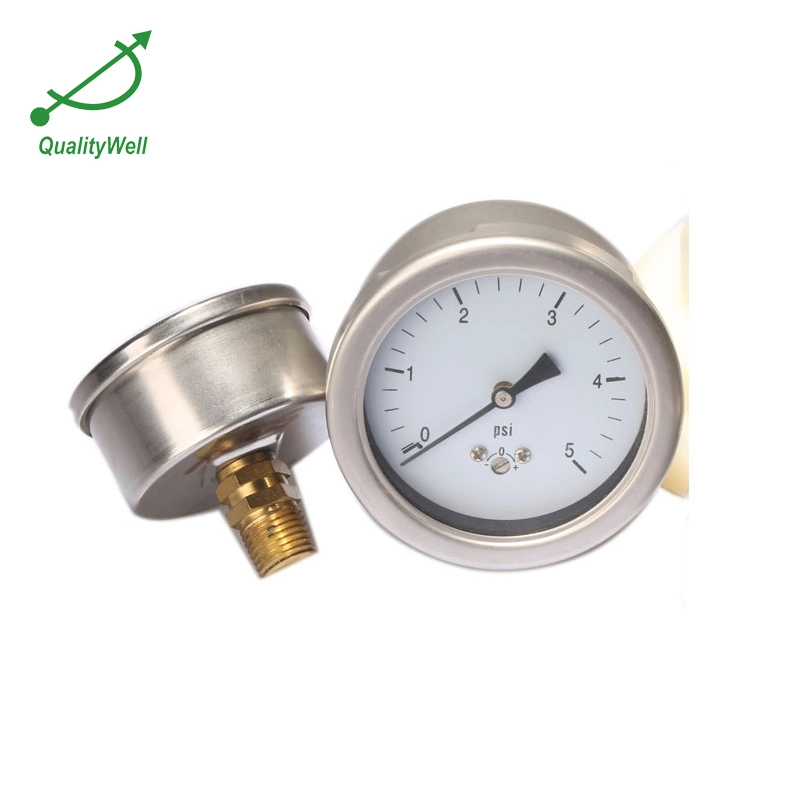 Alle Hydraulikdruckmanometer Für Niedrige Hydraulikdruckmanometer Aus Edelstahl Überwachen Zylinderdruckmesser