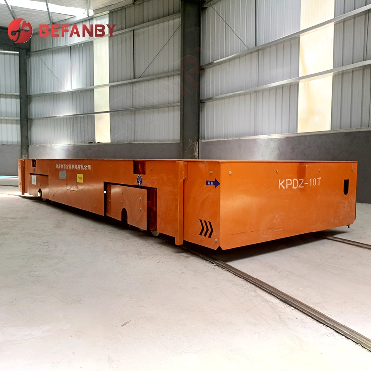 Taller personalizado eléctrico Industrial Coil Rail Transfer Cart on Rails