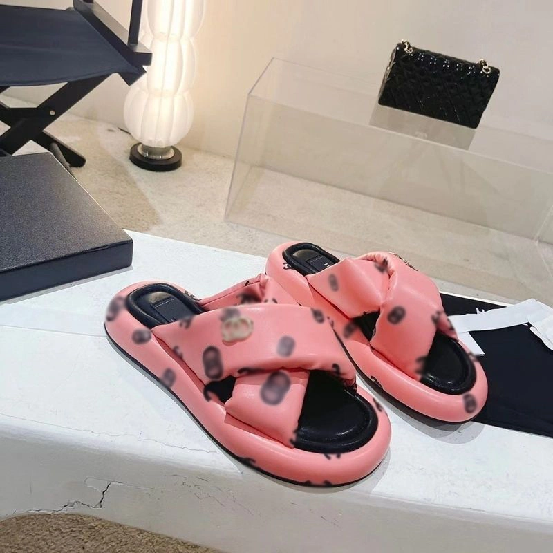 Fashion Girls Cross Slipper Soft EVA Thick Bottom Women&prime; S Slippers Indoor Shoes Female Home Beach Flip Flops Summer Slippers