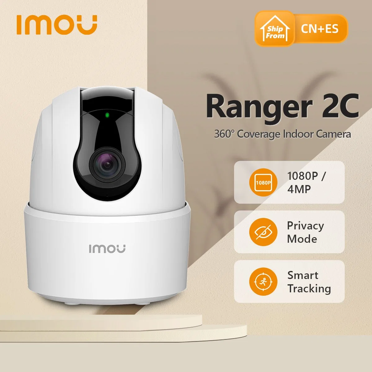 2MP Wi-Fi Wireless IMou Stock CCTV Cámara Precio Mini Seguridad Cámara de vigilancia infantil Ranger Security