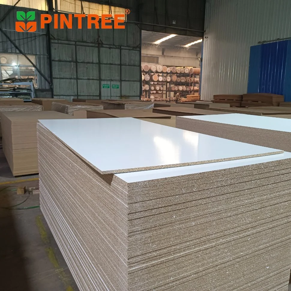 Particules de mélamine Flakeboard, pré 16mm de l'Aggloméré laminé la mélamine les panneaux de particules