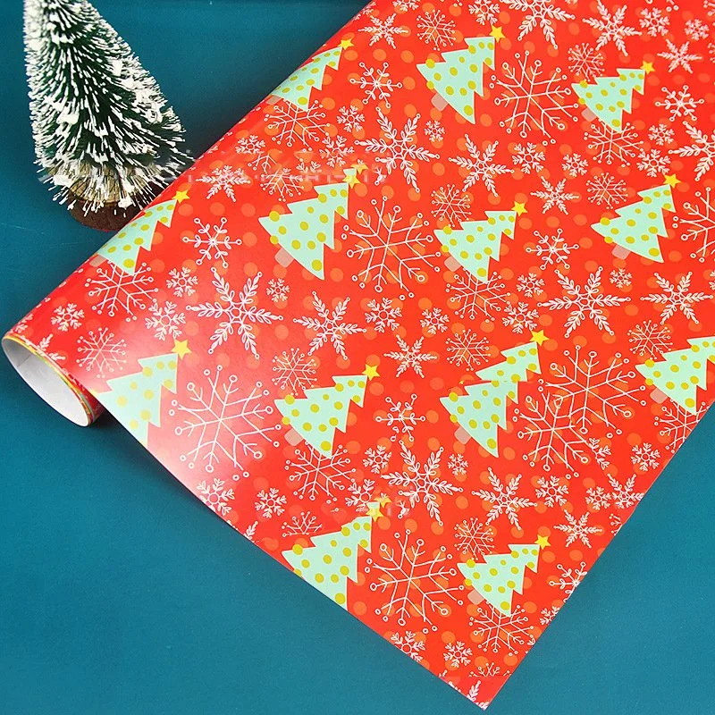 Coated Gift Wrapping Paper Products Christmas with High quality/High cost performance Jl-W1021