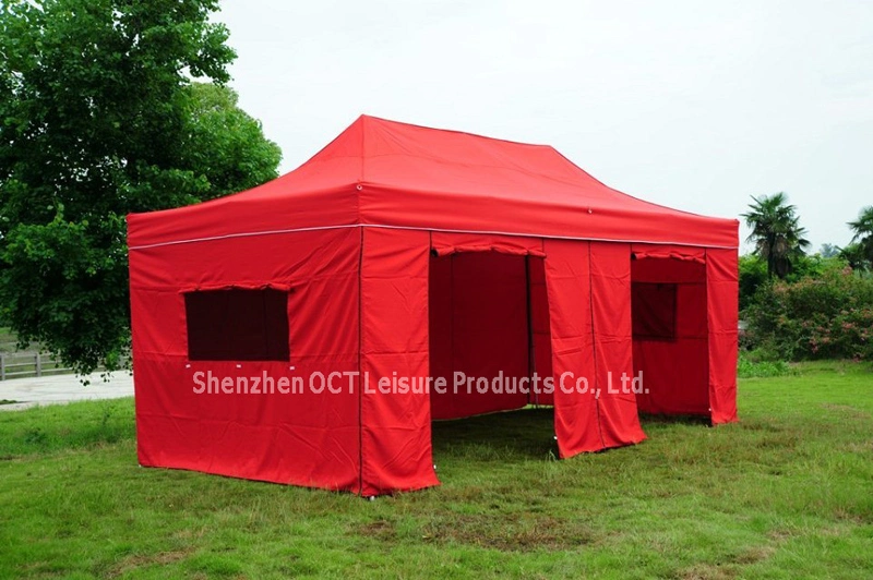 Rectangle Foldable Gazebo Tent with Red Color (OCT-FG009R)